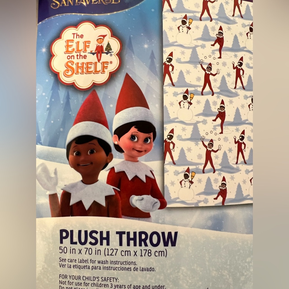 Elf On The Shelf Blanket